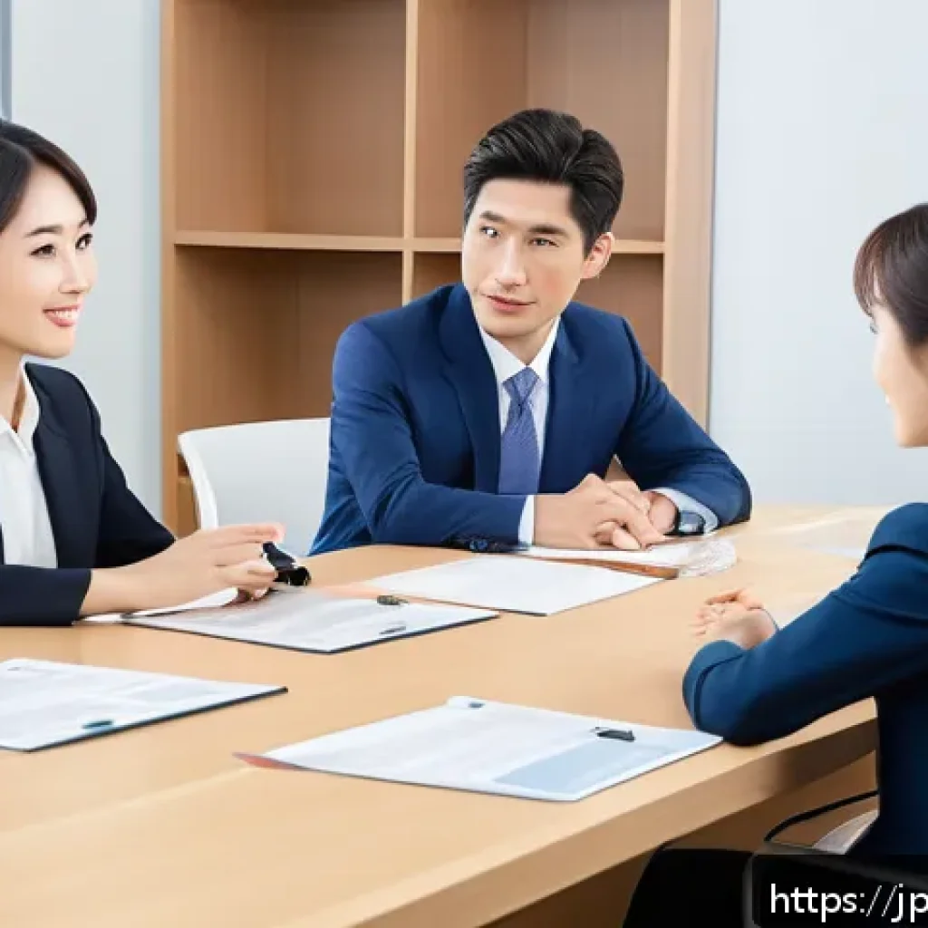 국제비즈니스 사례 연구와 교훈 - A professional international business meeting scene showing a diverse group of Japanese and Western ...