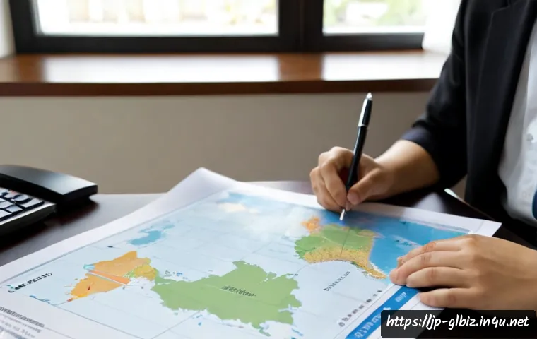 국제비즈니스 자격증 시험 꿀팁 - Photorealistic Japanese business professional preparing for an international business certification ...